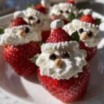 strawberry santas festive holiday treats recipe