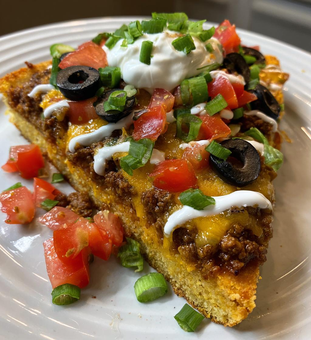 taco pizza appetizer recipe - detail 1