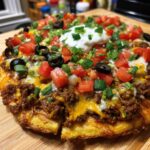 taco pizza appetizer recipe