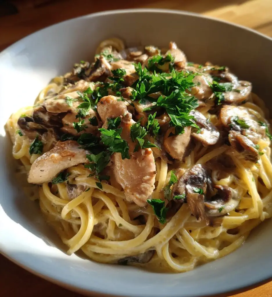 Chicken Marsala Pasta