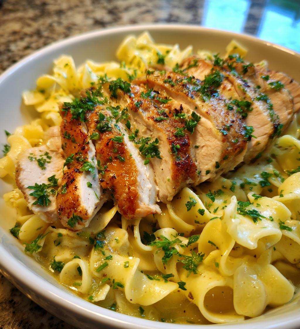 Chicken with Buttered Noodles - detail 1