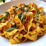 Spicy Creamy Pappardelle Pasta