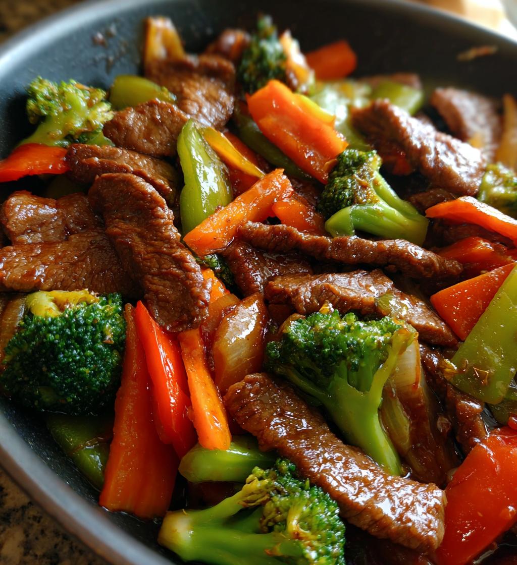 beef stir fry with vegetables