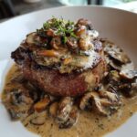 beef tenderloin with mushroom sauce