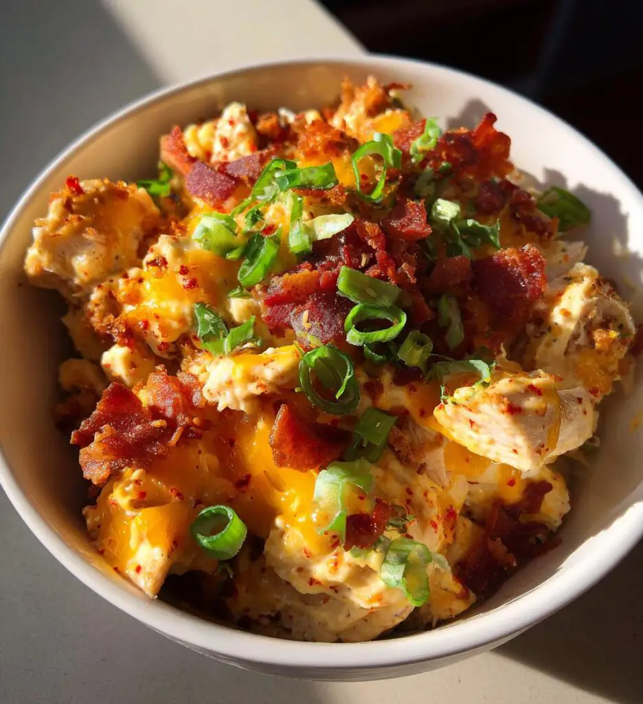 carnivore loaded chicken salad