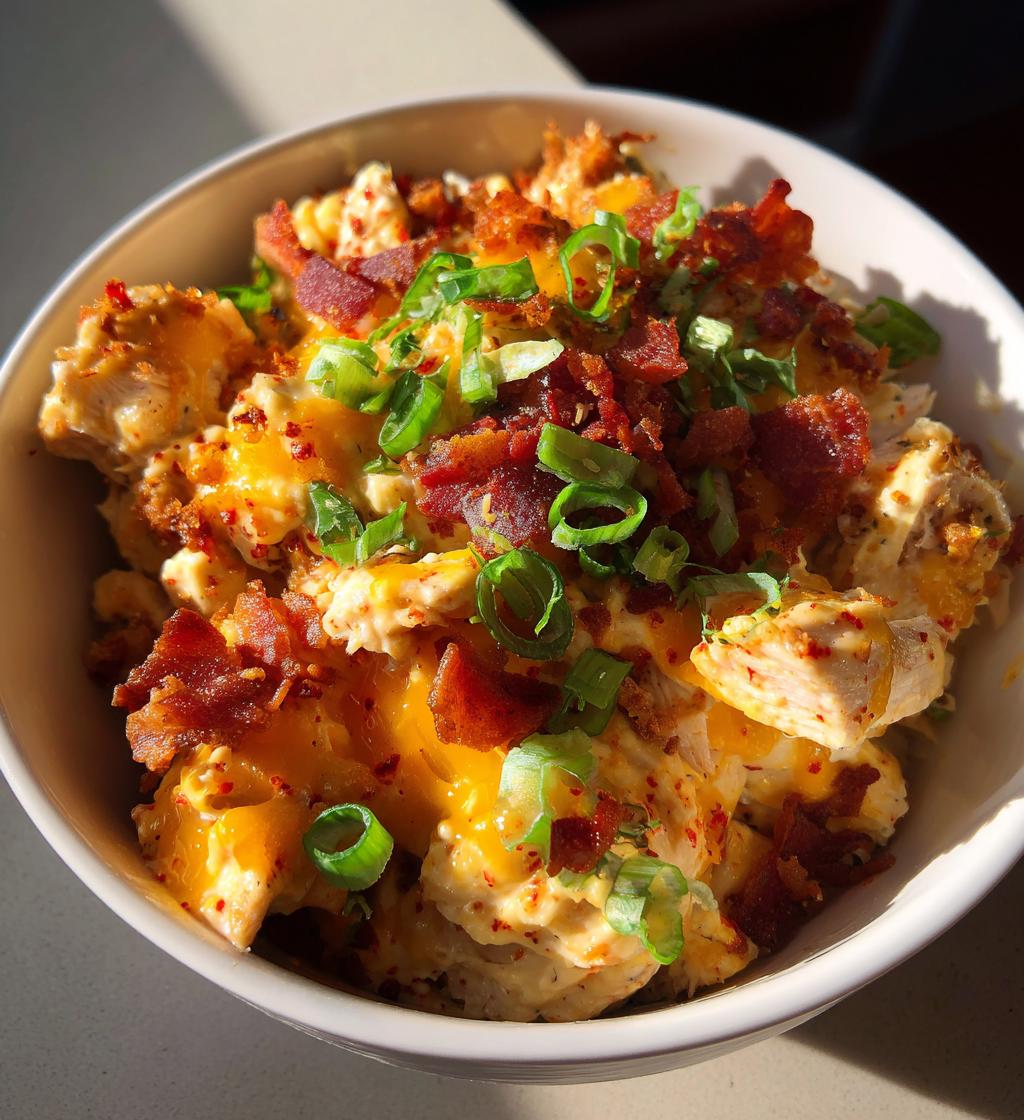 carnivore loaded chicken salad