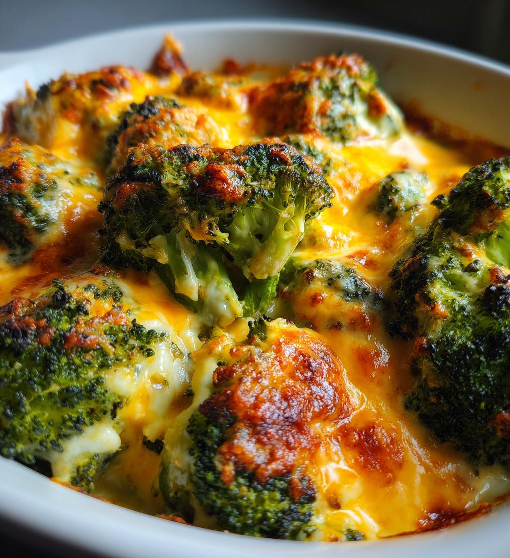 cheesy broccoli - detail 1