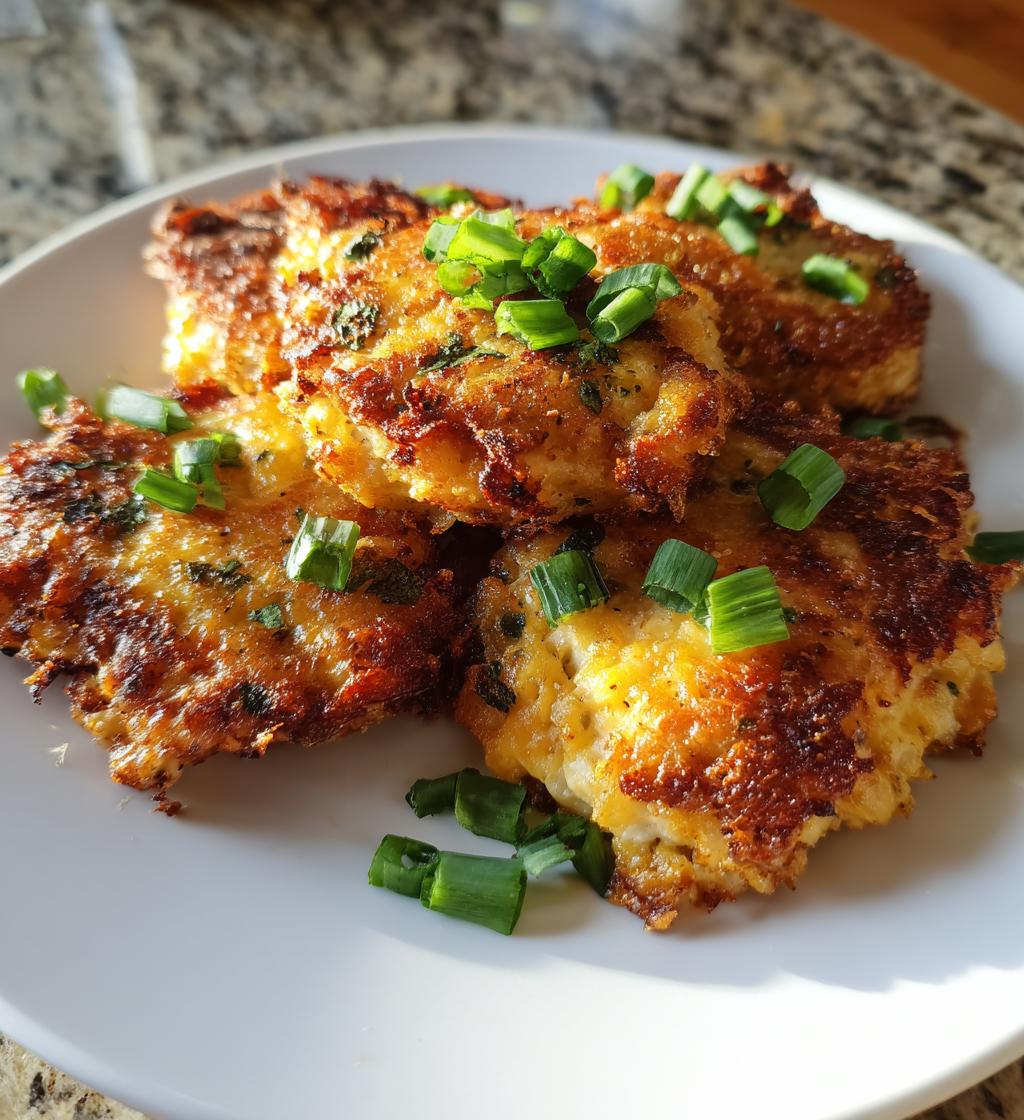 cheesy chicken fritters - detail 1