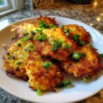 cheesy chicken fritters