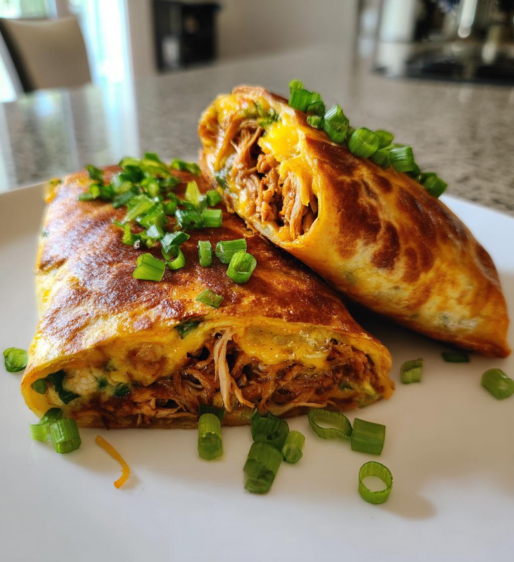 cheesy garlic chicken wraps