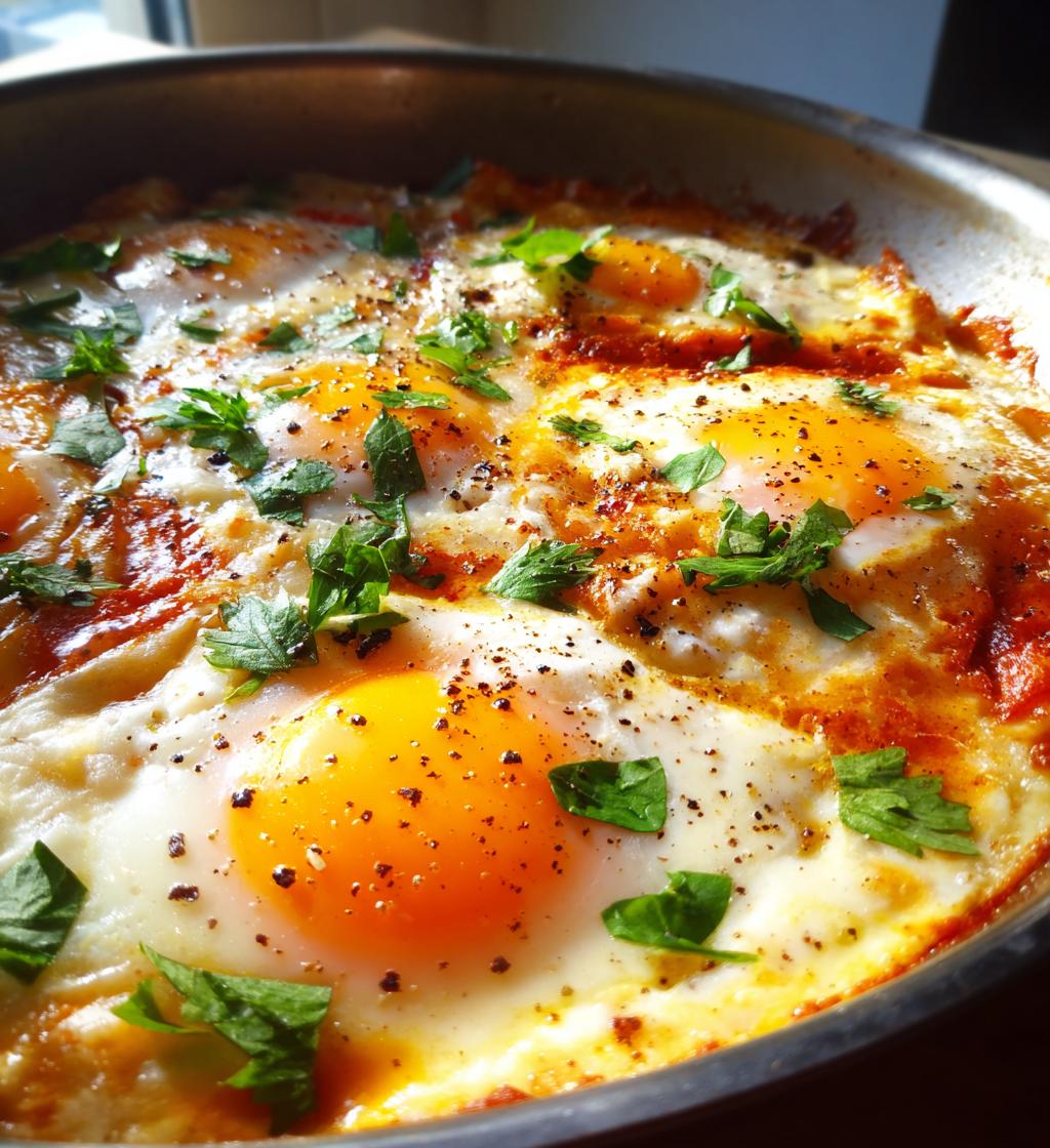 chef johns baked eggs - detail 1