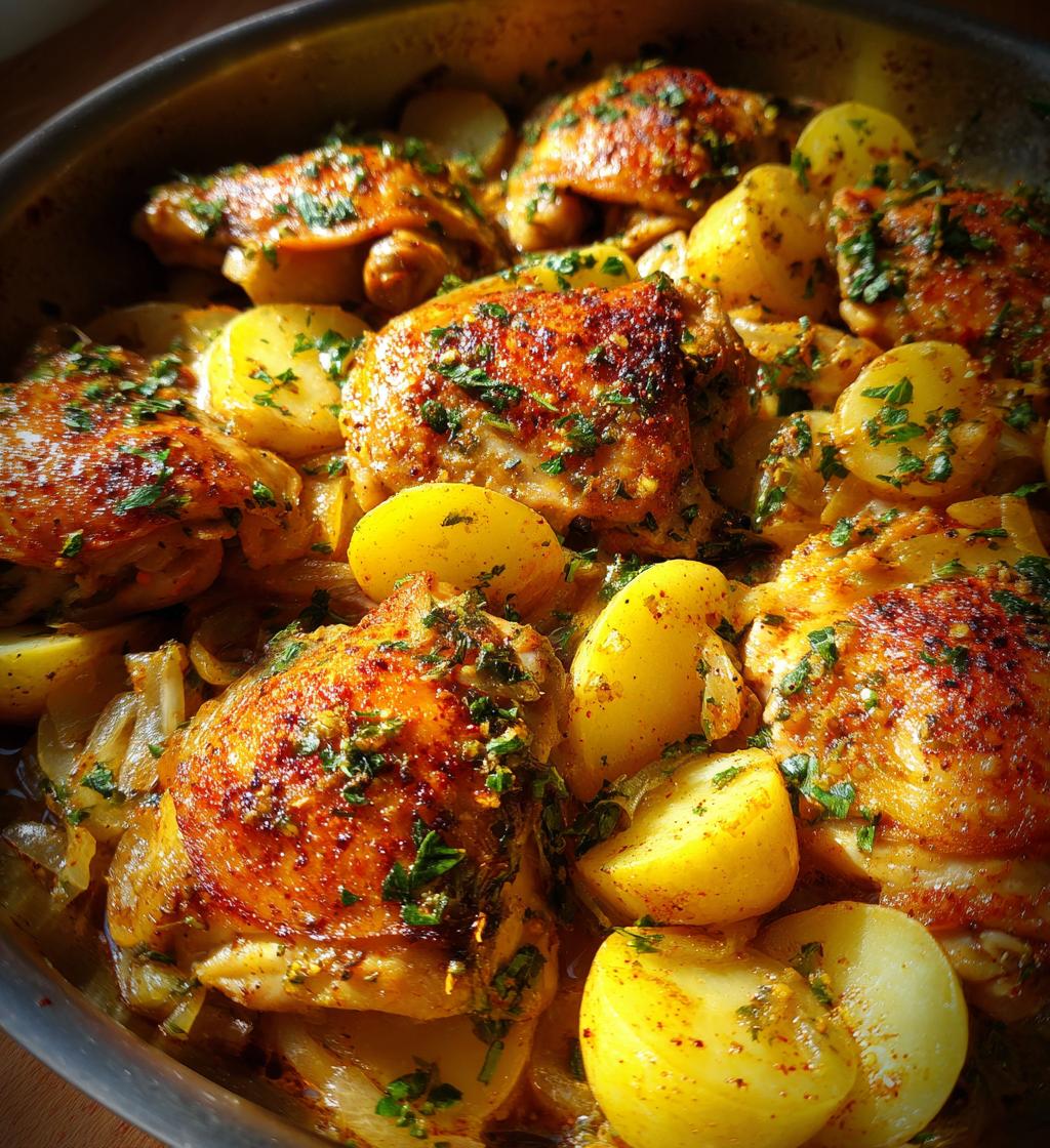 chicken and potato bake - detail 1