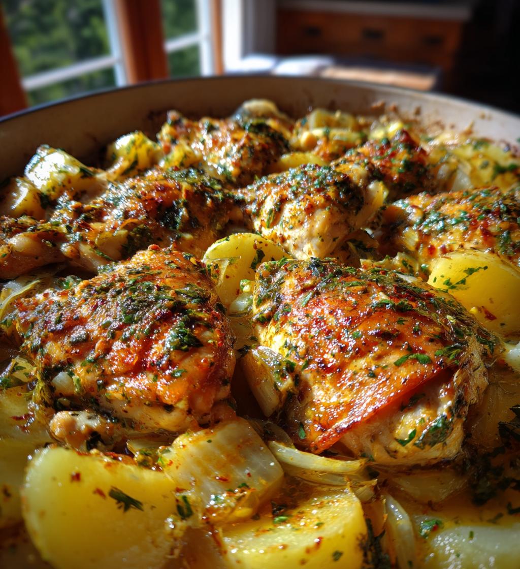 chicken and potato bake