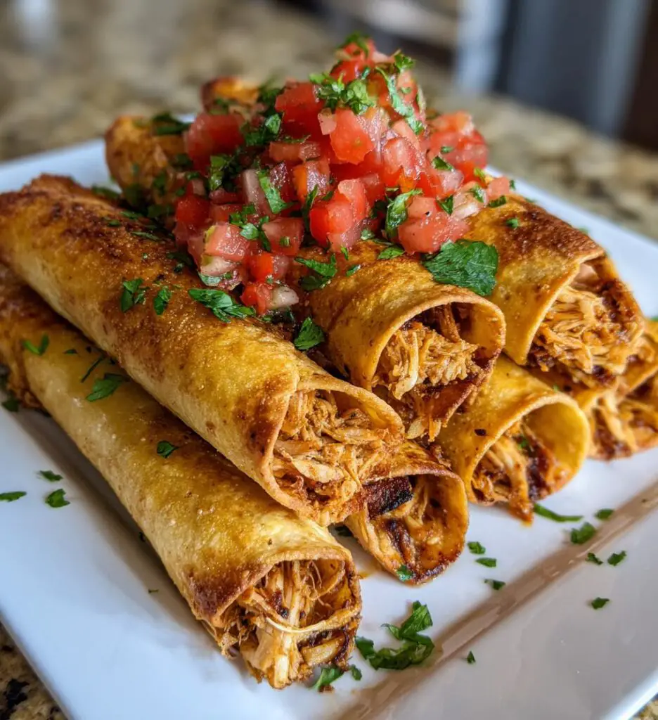 chicken flautas
