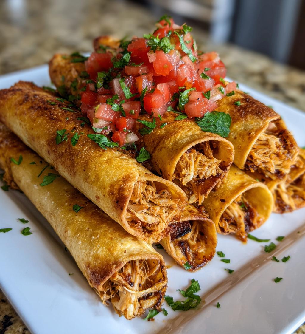 chicken flautas