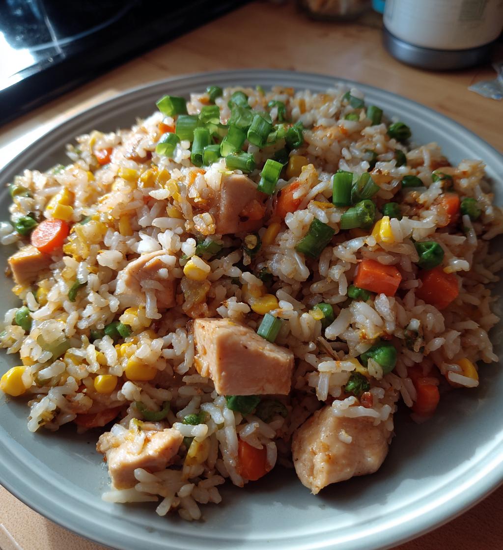 chinese chicken fried rice recipe - detail 1