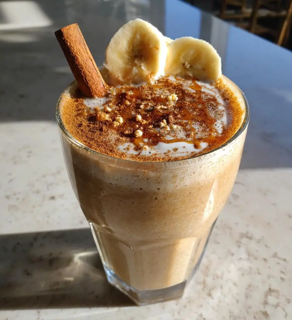 cinnamon roll breakfast smoothie