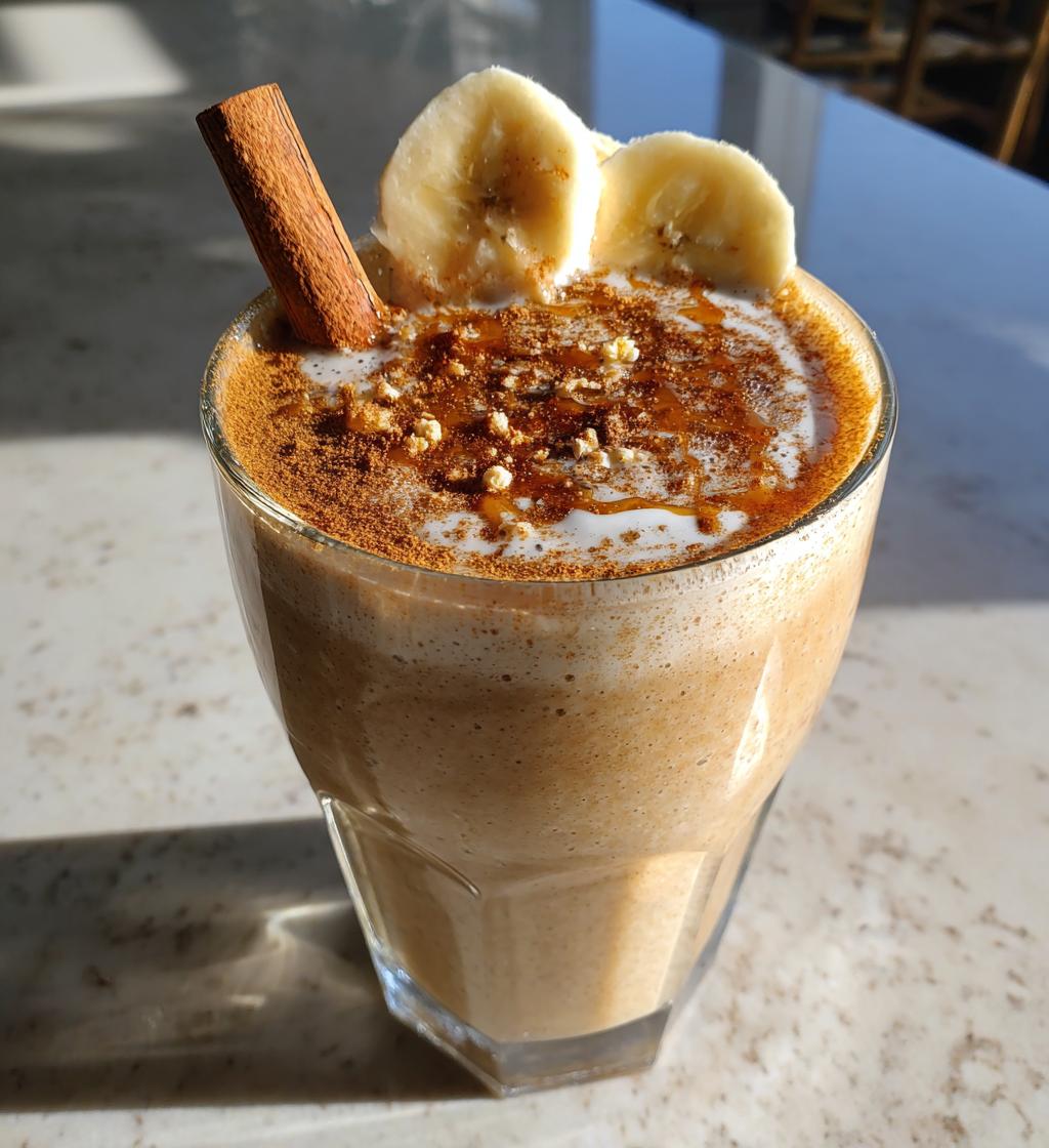 cinnamon roll breakfast smoothie