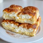 cinnamon sugar pizza made with crescent rolls