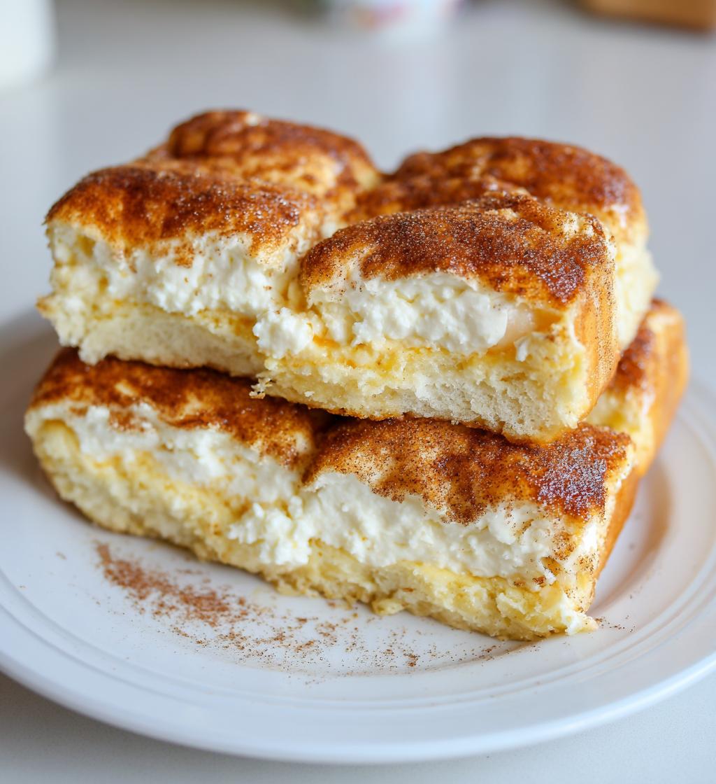 cinnamon sugar pizza made with crescent rolls