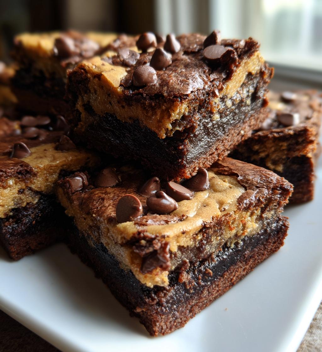 cookie dough brownies - detail 1