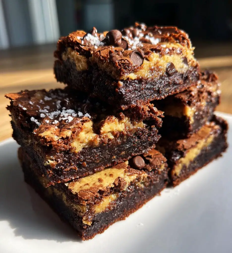 cookie dough brownies