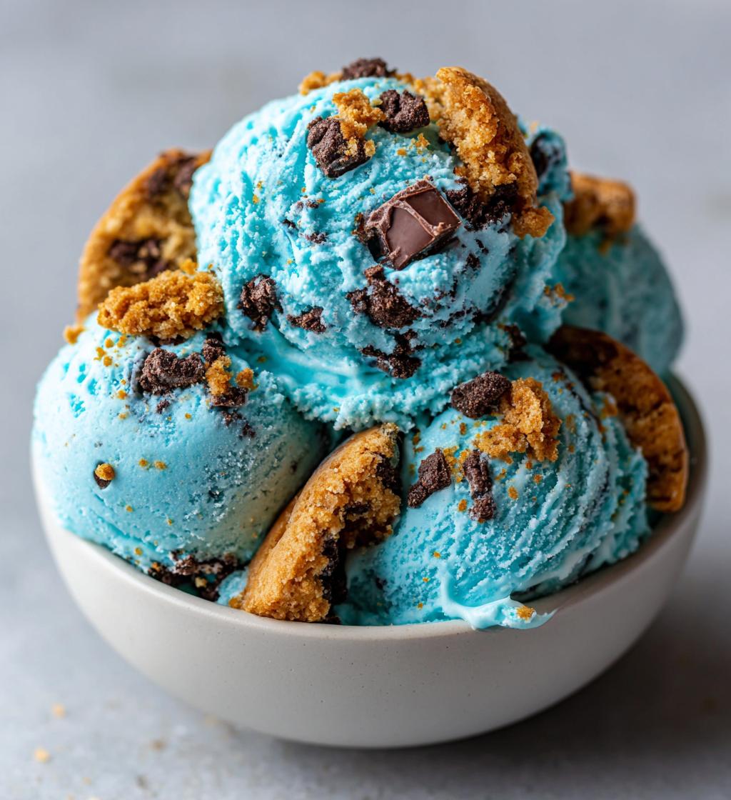 cookie monster ice cream - detail 1