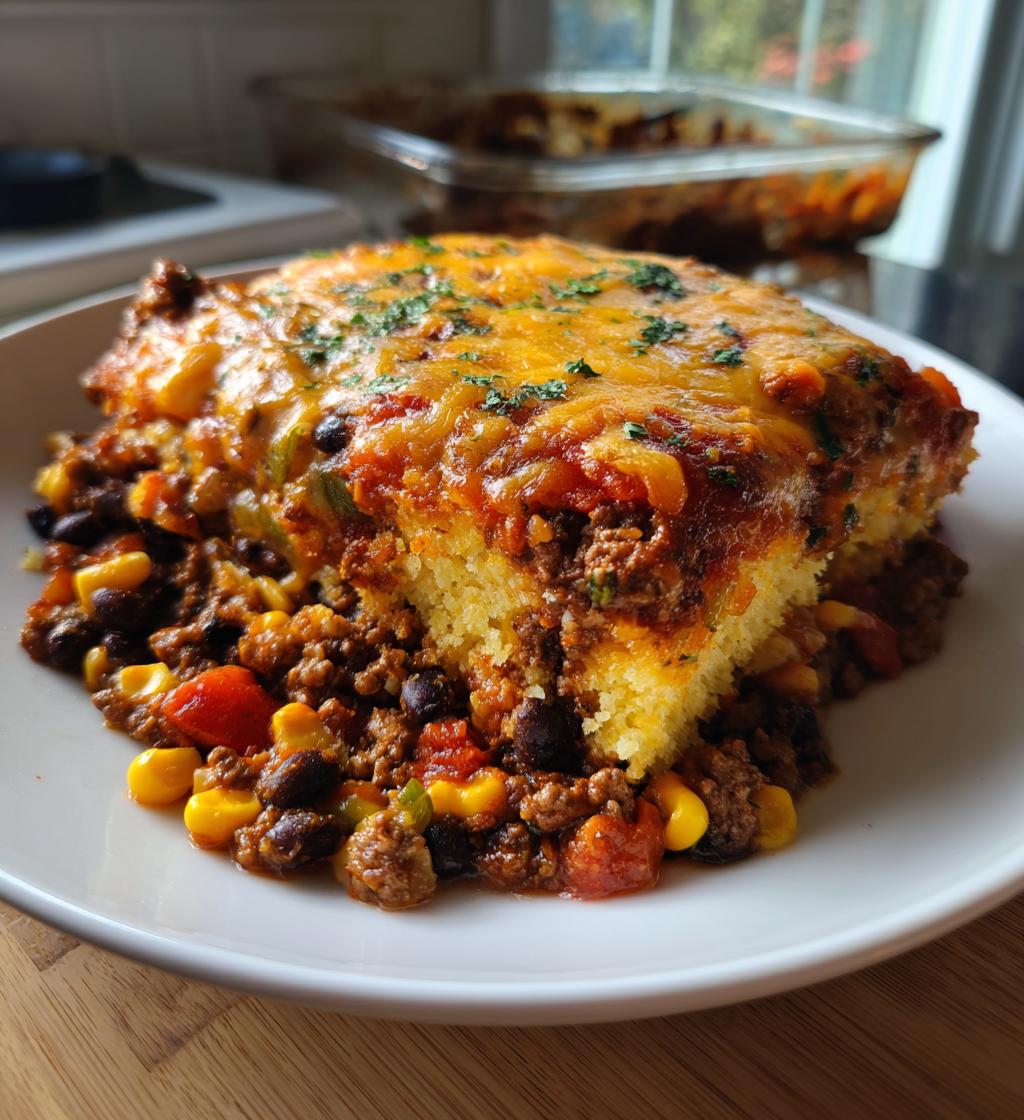 cowboy cornbread casserole - detail 1