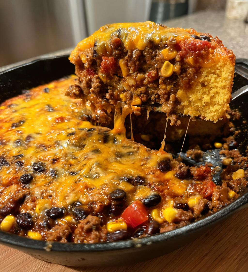 cowboy cornbread casserole