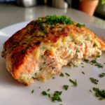 crab and shrimp stuffed salmon