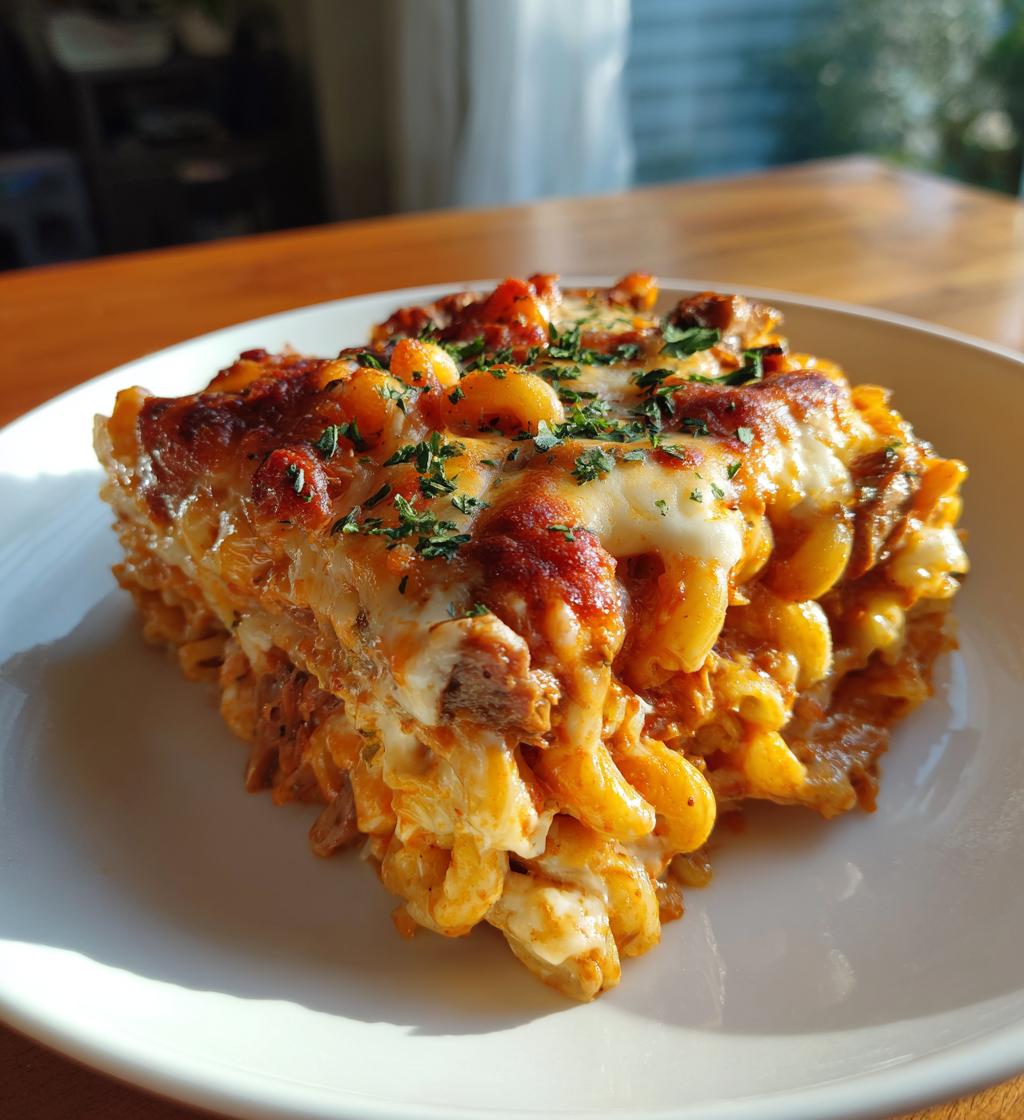 creamy honey buffalo steak pasta bake spicy cheesy irresistible - detail 1