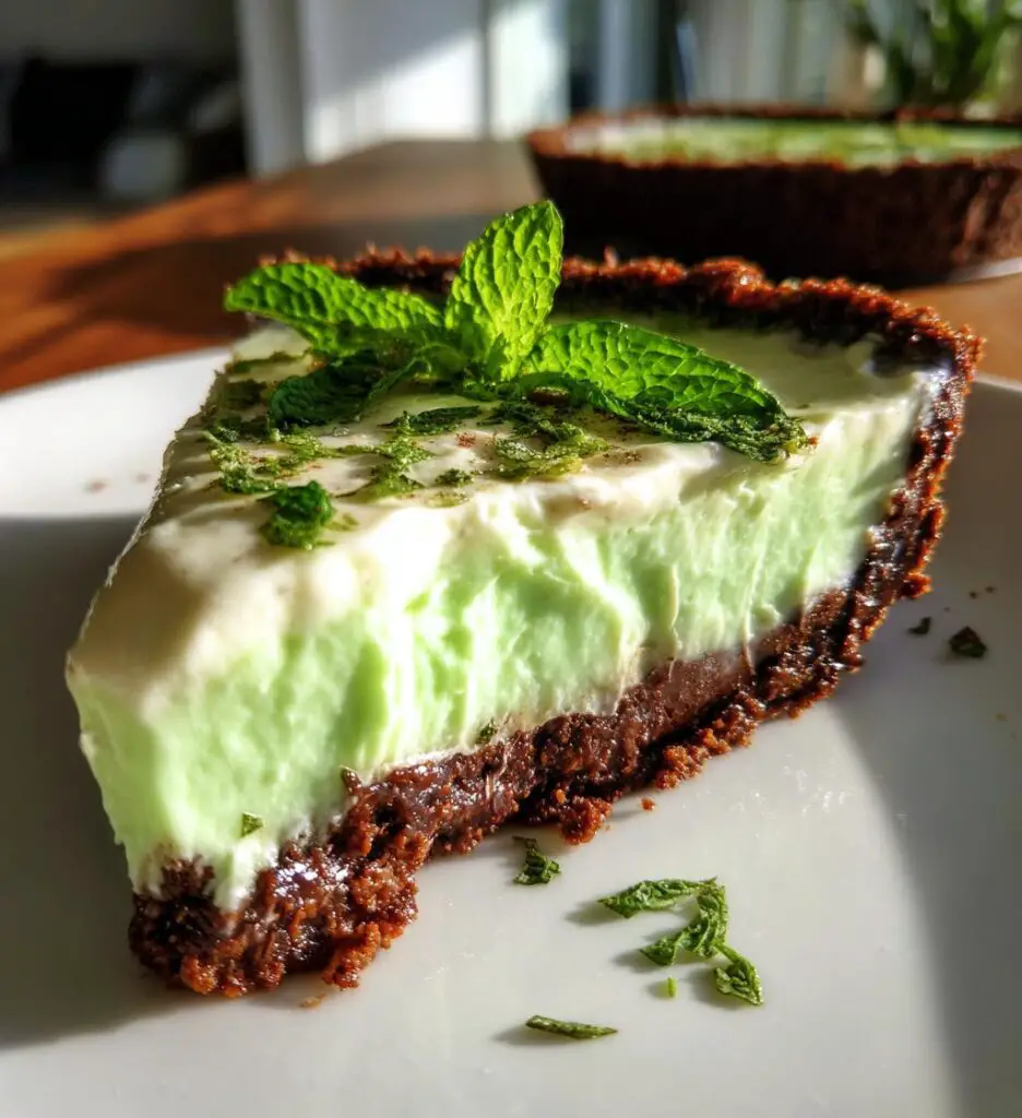 creme de menthe grasshopper pie