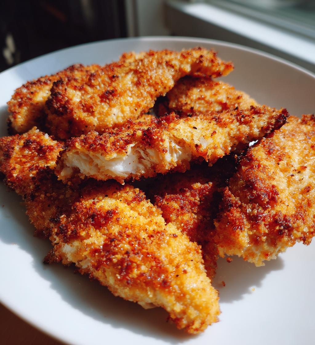 crispy baked chicken tenders - detail 1