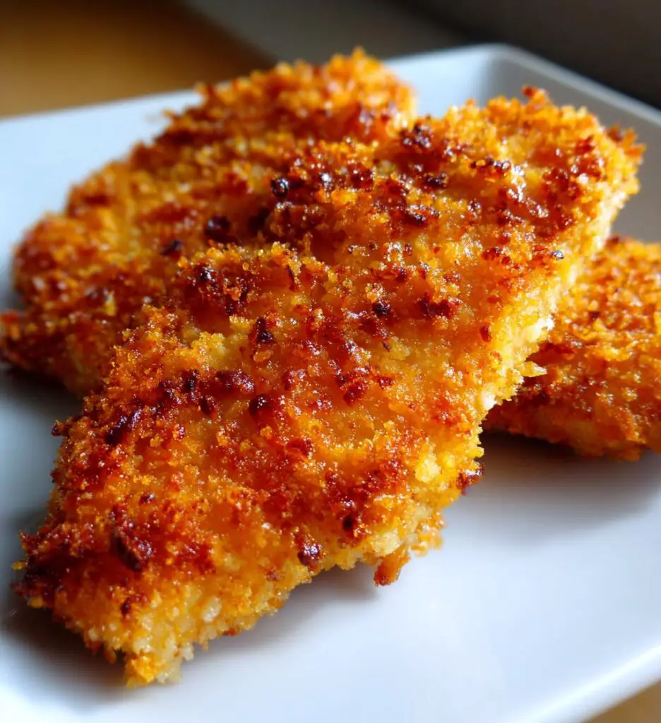 crispy oven baked chicken fillet