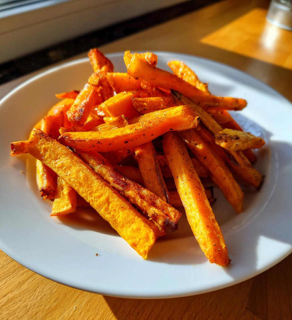 crispy oven baked sweet potato fries