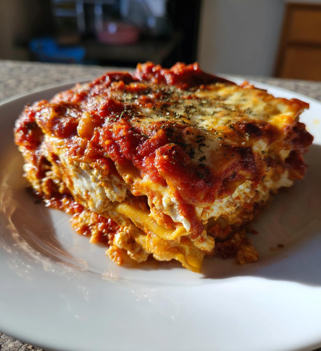 crockpot ravioli lasagna - detail 1