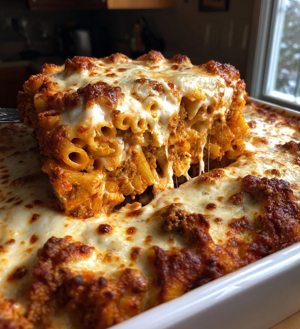 delicious meatless baked ziti - detail 1