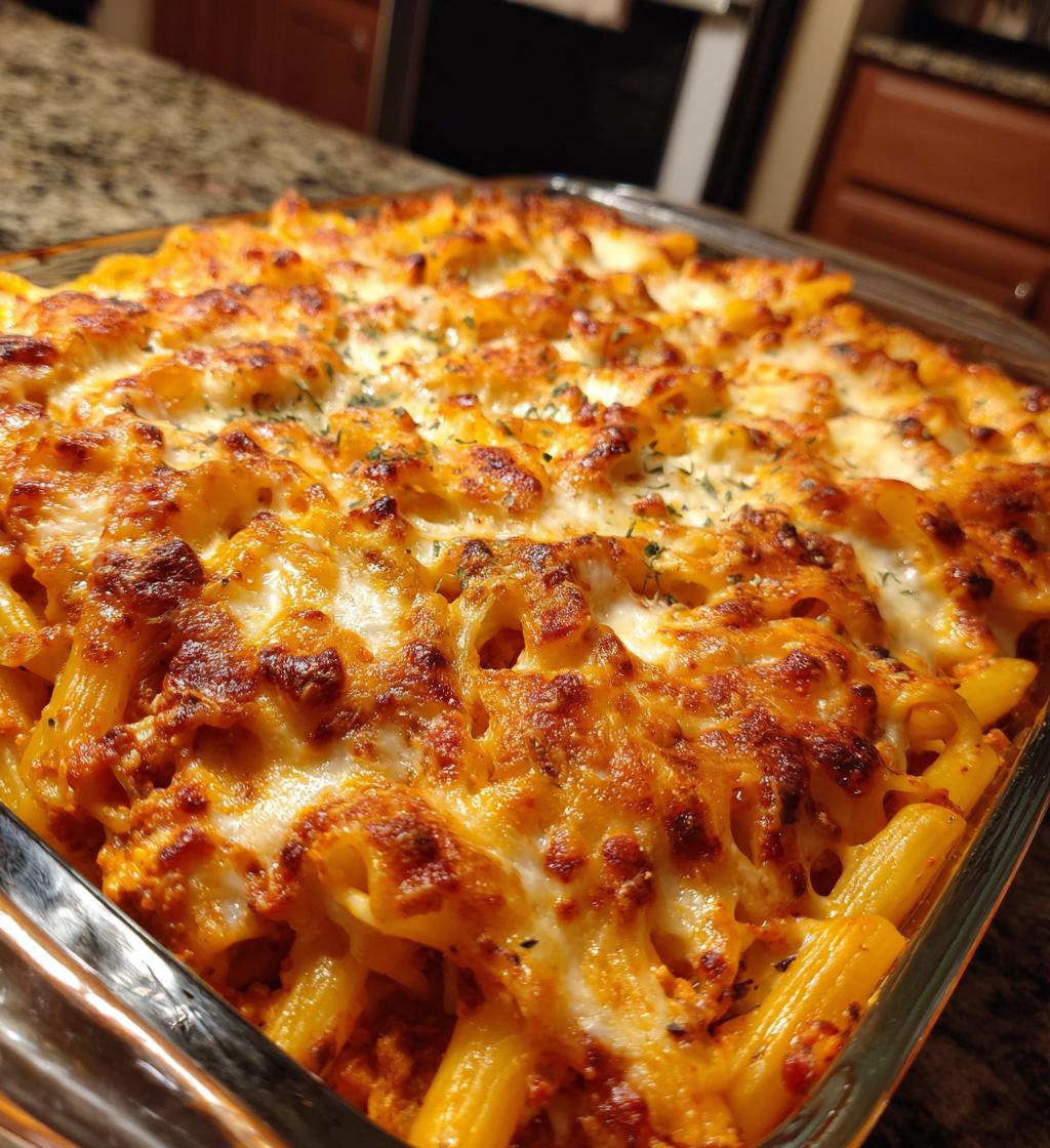 delicious meatless baked ziti