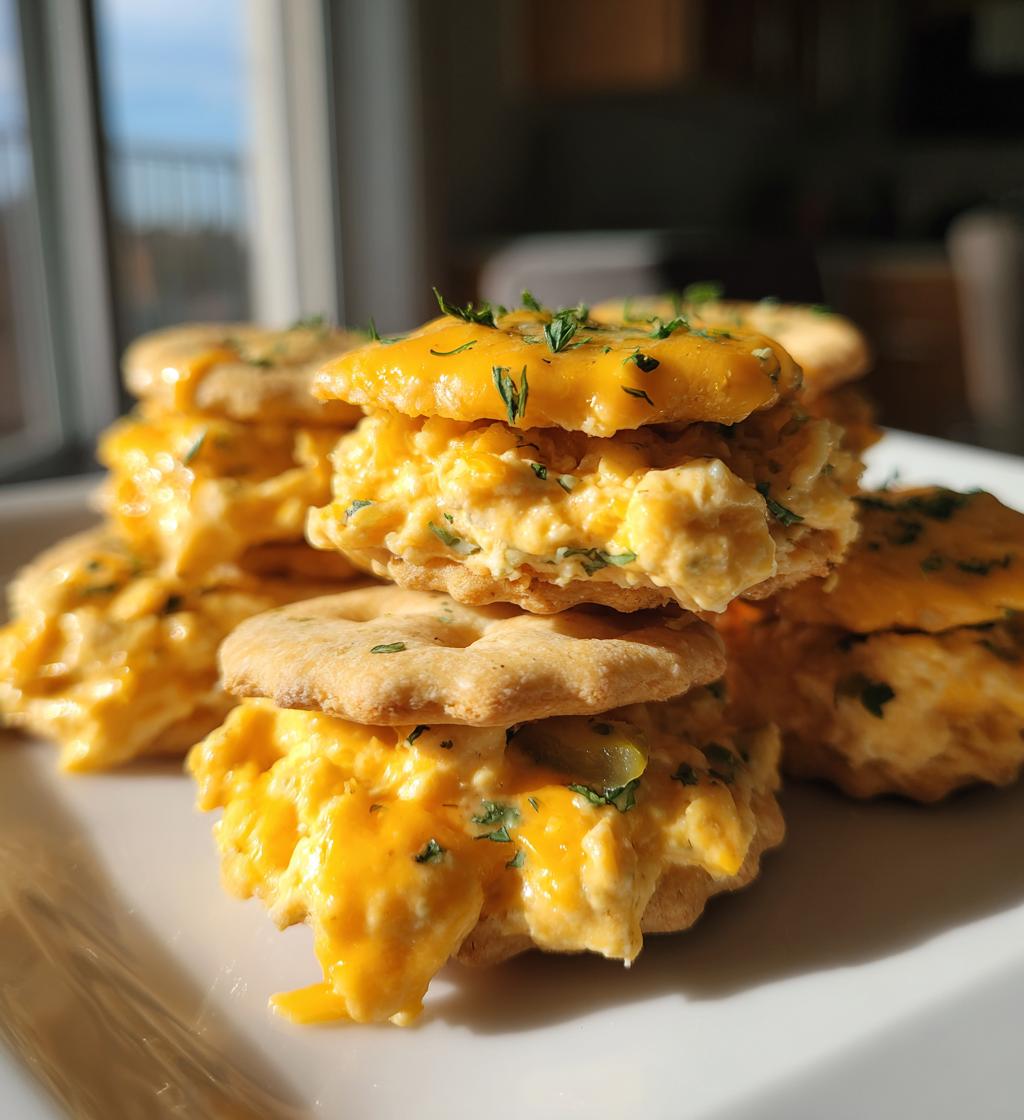 dill pickle cheese ritz bites