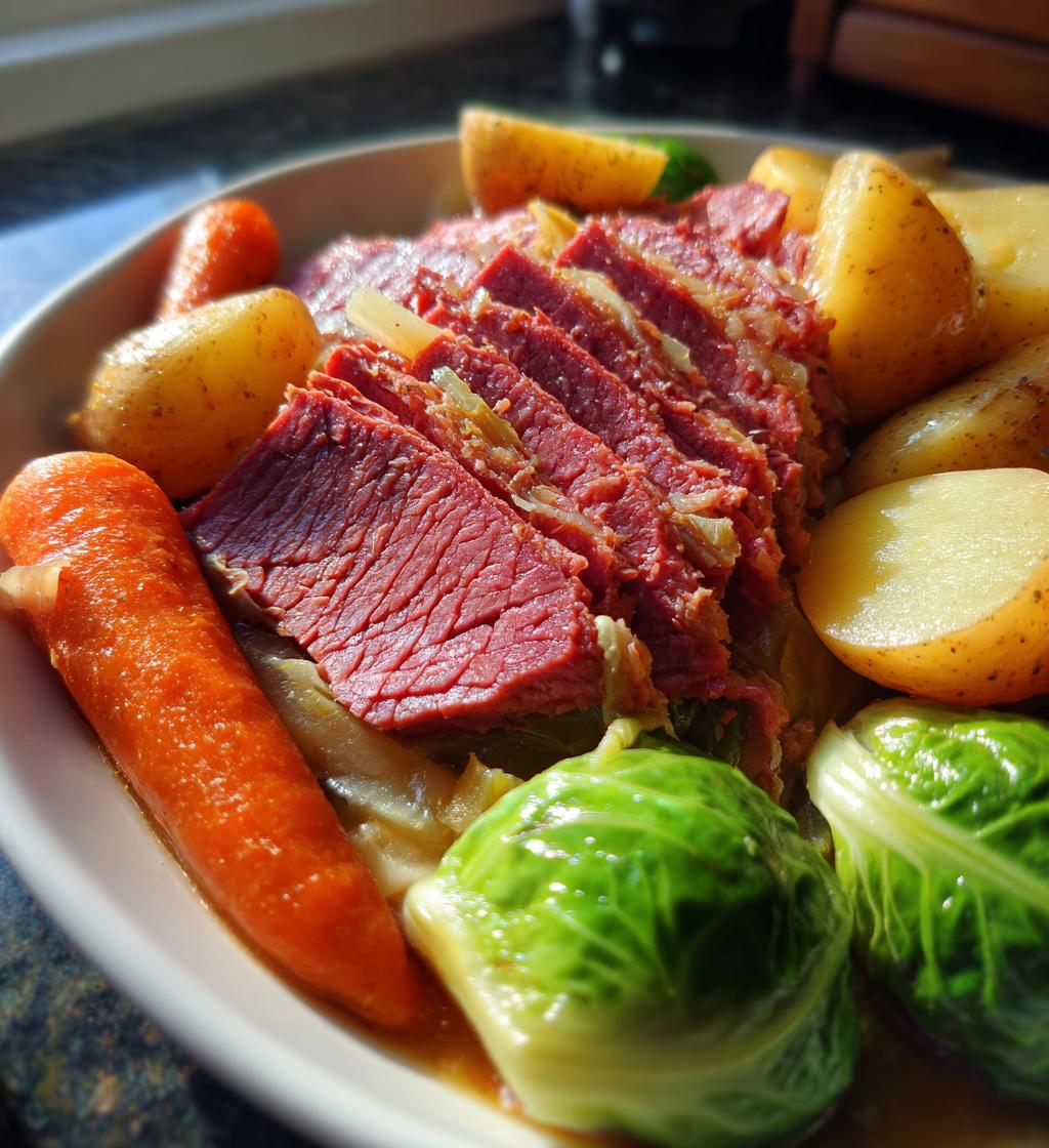 easy corned beef and cabbage recipe - detail 1