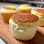 fluffy japanese cotton cheesecake cupcakes