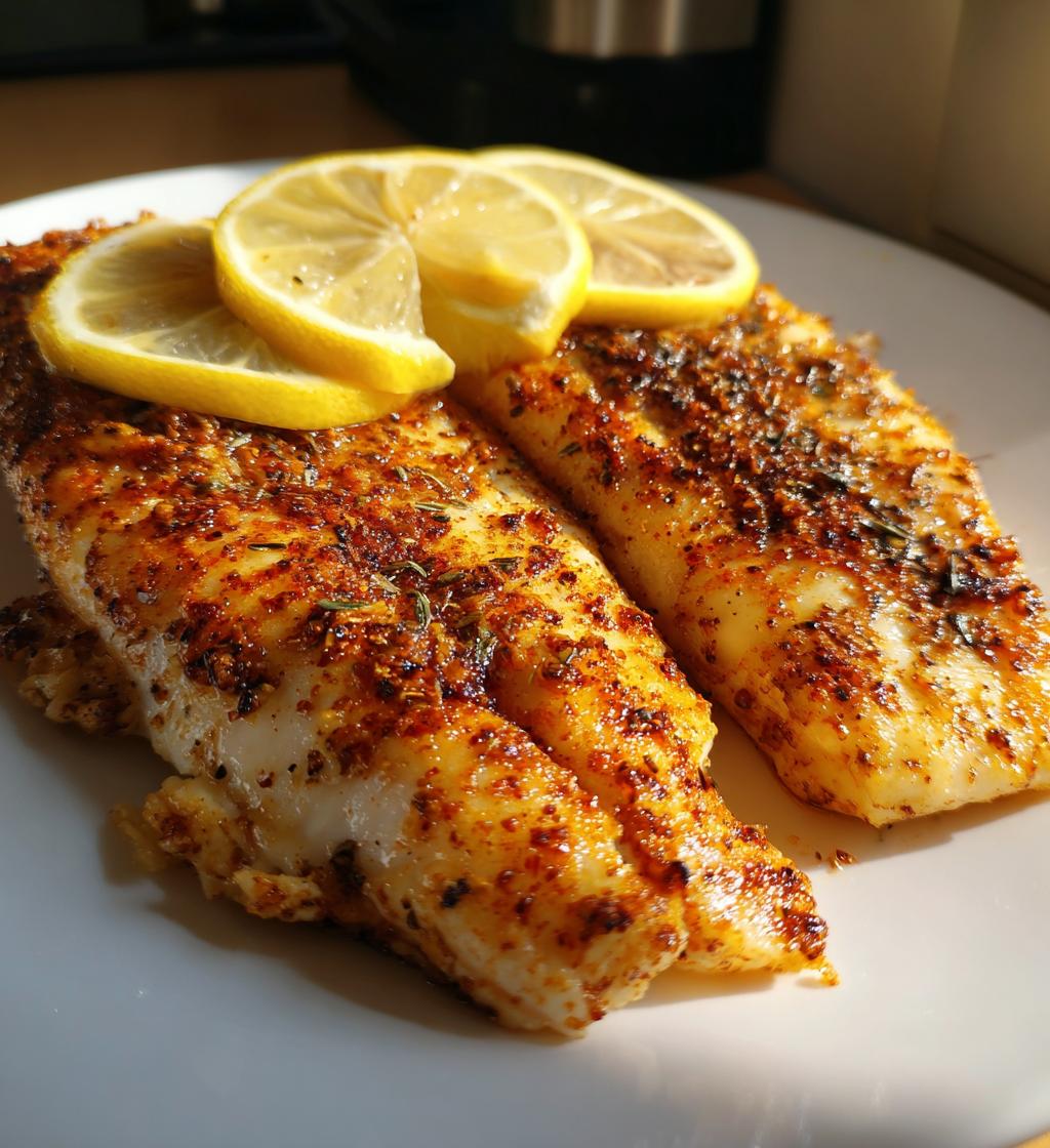 frozen fish in air fryer - detail 1