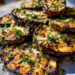 garlic parmesan grilled eggplant