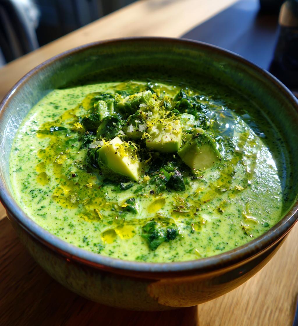 green detox soup