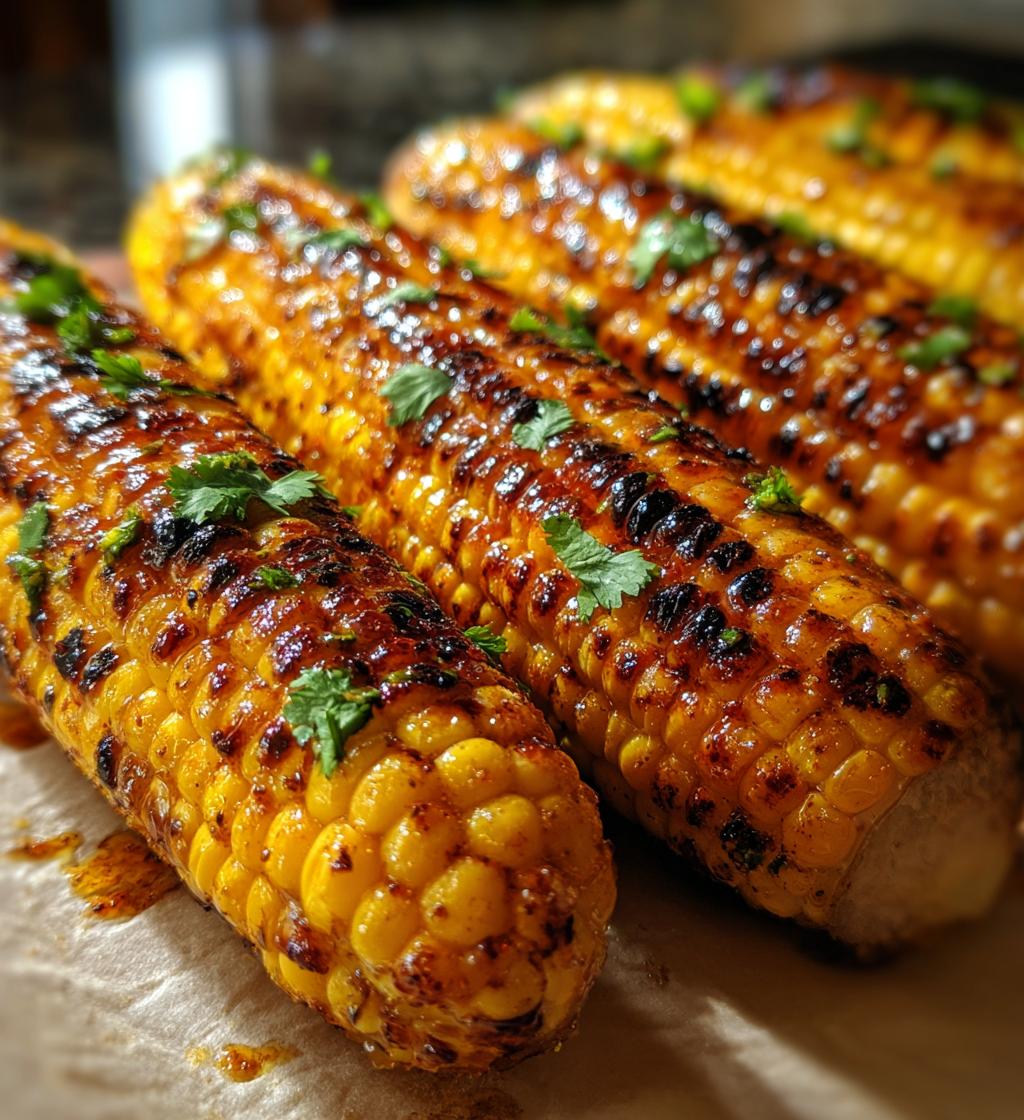 grilled corn on the cob with chili lime butter