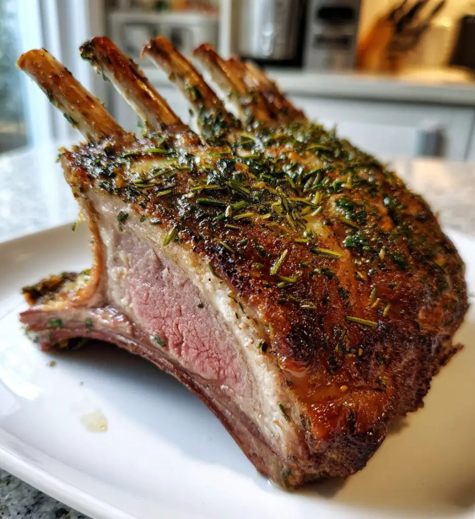 herb crusted rack of lamb