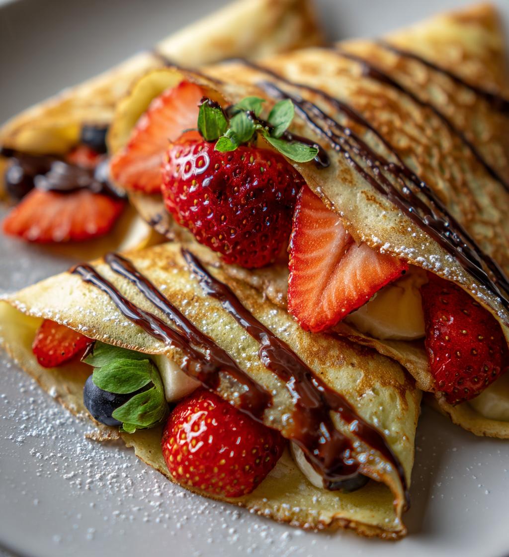 homemade crepes - detail 1