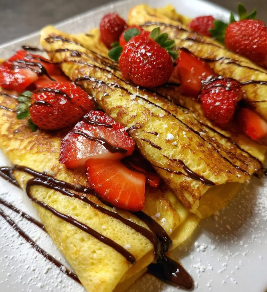 homemade crepes