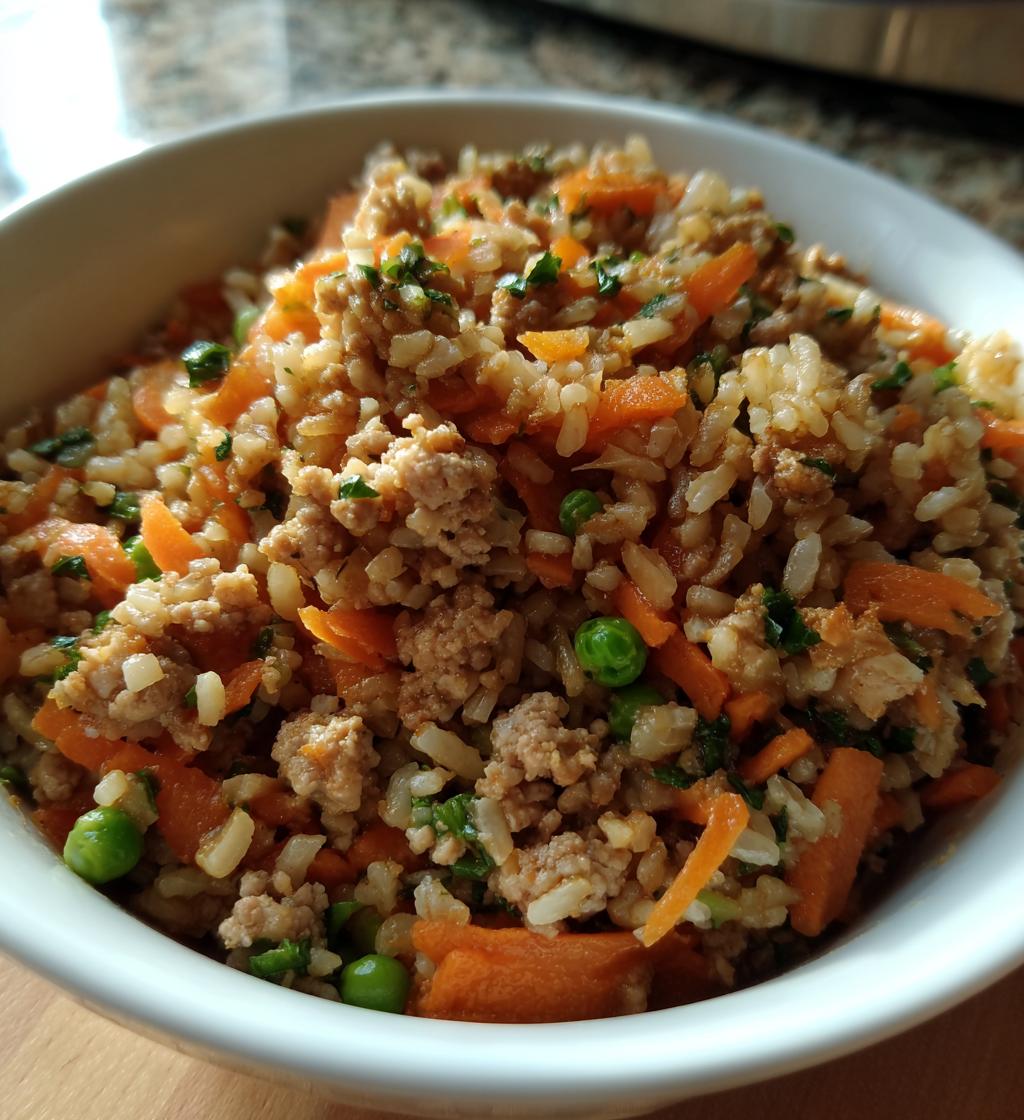 homemade dog food - detail 1