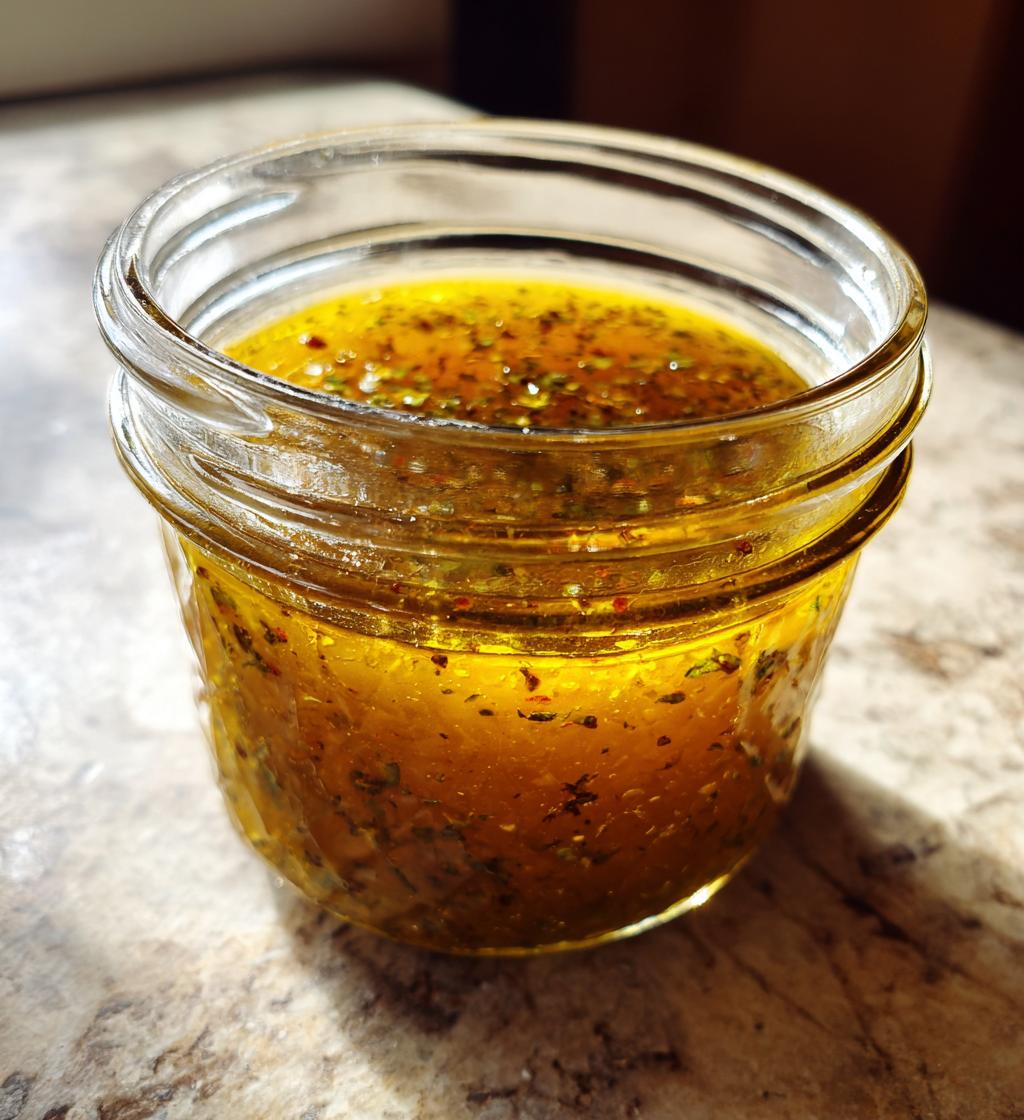 homemade italian dressing - detail 1